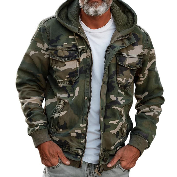 Bruno™ | Veste Cargo Camouflage Homme